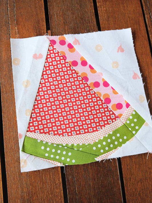 Watermelon Foundation Paper Piecing (FPP) Pattern